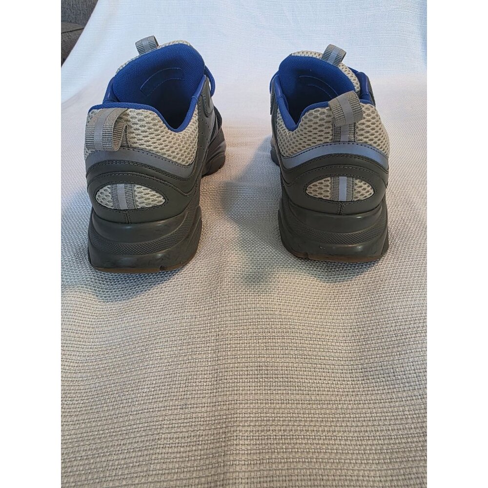 Dior B22 Men’s Sneakers Size 41 (US 8) Grey Black Blue Mesh Leather Pre-Owned - Picture 12 of 16